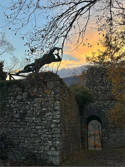 Il giardino della casa natale di Michelangelo Buonarroti